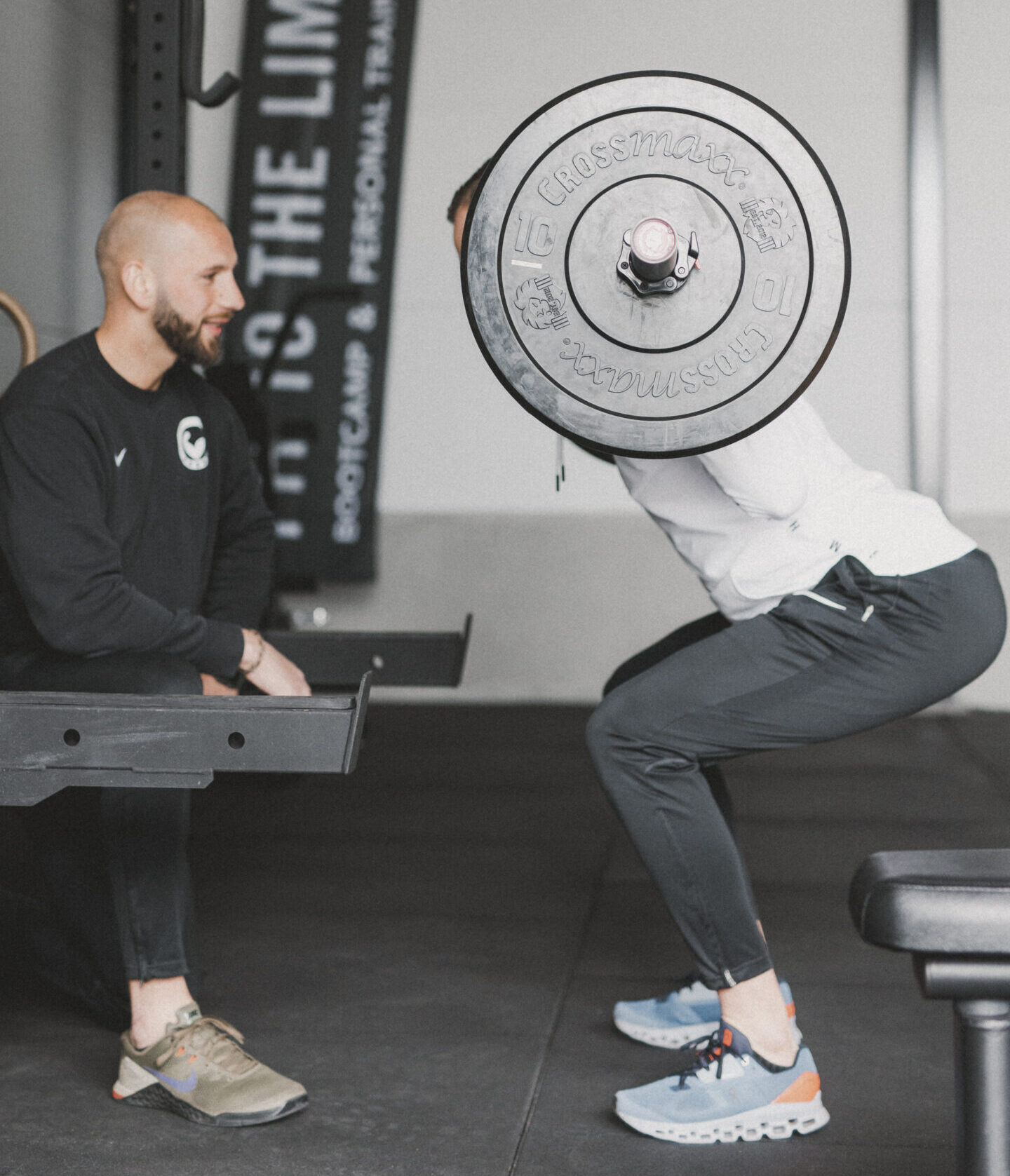 Back Squat met personal trainer